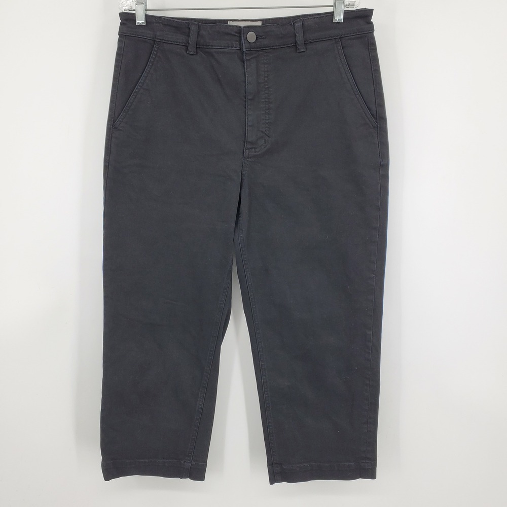 Women's Black Utility Cotton Pants
